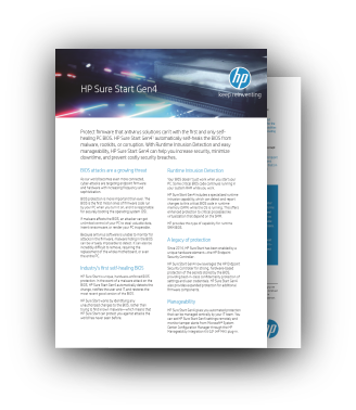 HP SureStart Gen4 Infosheet Download
